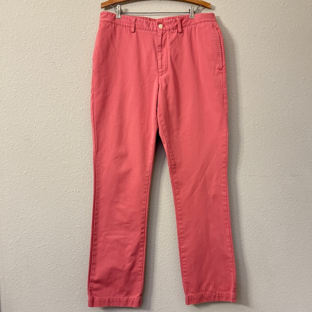 Mens Vineyard Vines Flat Front Breaker Pants Size 34 x 34
